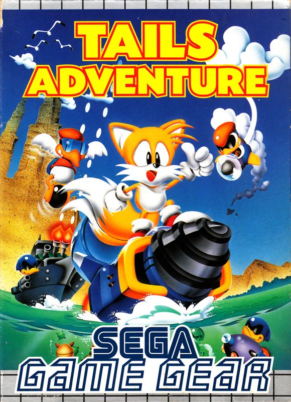 Tails Adventure box art for Sega Game Gear